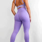 Nahtlose Scrunch-Leggings